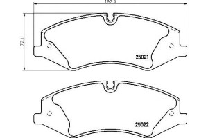 Klocki Hamulcowe Range Rover Iii 3.6td 10-12 Bremb