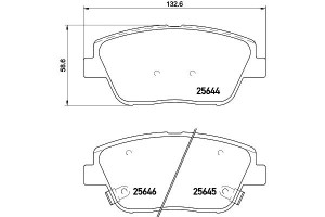 Klocki Hamulcowe Mintex 581014ua00 581012ta50 5810