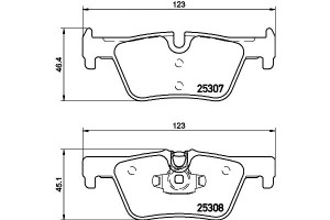 Klocki Hamulcowe Mintex 34206799809 34216873093 34