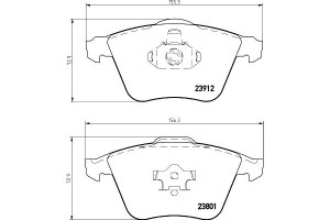 Klocki Hamulcowe Mintex 1368558 1464435 B3yf3323z