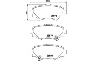 Klocki Hamulcowe Mintex B4y02648za B4y02648zb Fdb4
