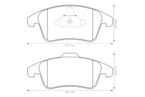 Klocki Hamulcowe Ceramiczne Citroen C4 Grand Picas
