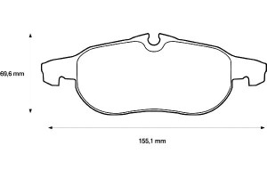 Klocki Hamulcowe Ceramiczne Fiat Croma Opel Astra