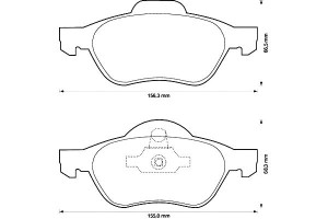Klocki Hamulcowe Ceramiczne Renault Laguna Laguna