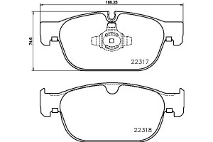 Klocki Hamulcowe Mintex 31445975 31445976 35502480