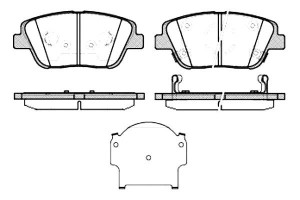 Klocki Hamulcowe Remsa 581013qa10 581012ta50 58101