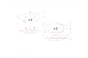 Klocki Hamulcowe Chrysler Voyager 01-08 Zimmermann