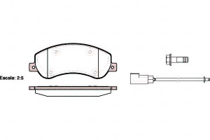 Klocki Hamulcowe Ford Transit 18.9mm Wva24484 Ze S