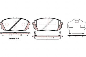 Klocki Hamulcowe Kia Carens Sportage 16.6mm Wva245