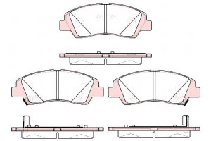 Klocki Hamulcowe Hyundai I10 13> Przód 16.6mm Z Cz