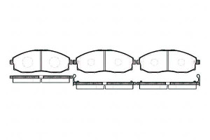 Klocki Hamulcowe Hyundai H-1 15.5mm Wva23536 Z Czu