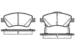 Klocki Hamulcowe Toyota Auris 19.2mm Wva24122 Z Cz