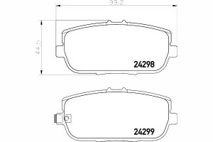 Klocki Hamulcowe Abarth 124 Spider Fiat 124 Spider