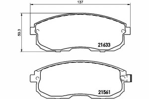 Klocki Hamulcowe Acura Mdx Tl Fiat Punto Sedici Fo