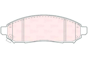 Klocki Hamulcowe Valeo 41060eb326 37518 Oe 5001121