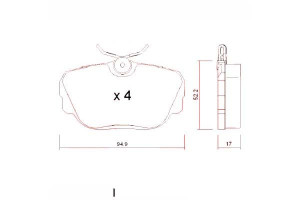 Klocki Hamulcowe Bmw 3 E30 82-93 Zimmermann