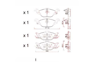Klocki Hamulcowe Opel Astra G 98-04 Zimmermann