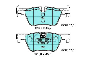 Klocki Hamulcowe Ceramiczne Bmw 1 (f20) 1 (f21) 2