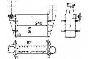 Intercooler Vw A4 Passat 1,9tdi 95- Behr Hella