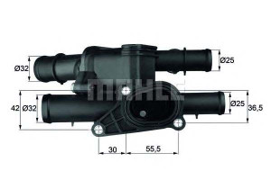 Termostat Vw 105c 1,6 A3 Bora Behr