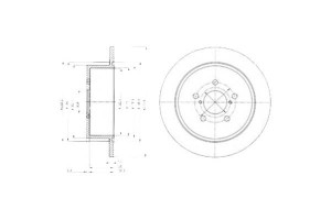 Tarcze Hamulcowe 2szt Subaru Legacy Iv Outback 2.0