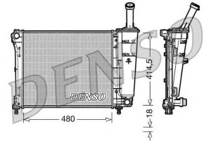Chłodnica Silnika Fiat 500 500 C Ford Ka 1.2/1.2lp