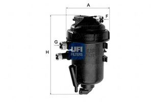 Filtr Paliwa Opel Agila A 1.3 03-08 Ufi