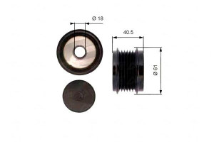 Koło Pasowe Alternatora Audi A1 A3 A4 A4 Allroad A