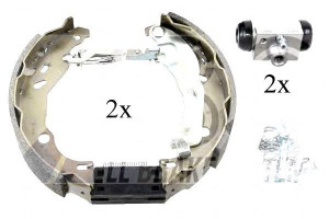 Komplet Szczęk Z Cylinderkami Renault Clio A.b.s.
