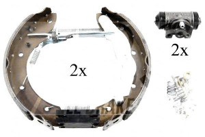 Komplet Szczęk Z Cylinderkami Renault Megane A.b.s