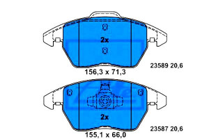 Klocki Hamulcowe Audi A1 Seat Ibiza Iv Ibiza Iv St