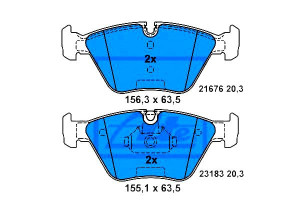 Klocki Hamulcowe Bmw Przód 3 X3 Z4 2,0-3,0 00-11 A