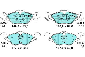 Klocki Hamulcowe Ceramiczne Opel Astra G Astra G C