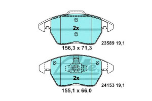 Klocki Hamulcowe Ceramiczne Peugeot 208 208 I 3008