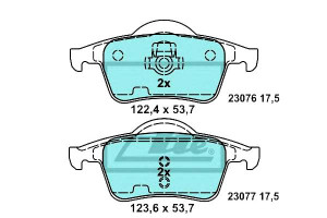 Klocki Hamulcowe Ceramiczne Volvo S60 I S80 I V70