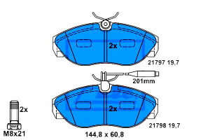 Klocki Hamulcowe Citroen Jumper Fiat Ducato Peugeo