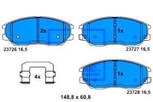 Klocki Hamulcowe Hyundai Equus / Centennial Terrac
