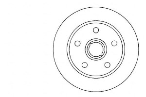Tarcze Hamulcowe 2szt Vw T2 86-92 A.b.s.