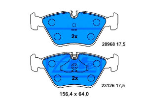 Klocki Hamulcowe Jaguar Xj Xjsc Xk 8 2.9-6.0 09.73