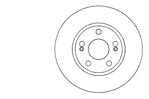 Tarcze Hamulcowe 2szt Renault Laguna 95-01 A.b.s.