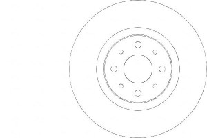 Tarcze Hamulcowe 2szt Fiat Stilo 04- 1.9d Multijet