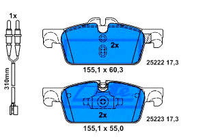 Klocki Hamulcowe Peugeot 508 508 I 1.6-2.2d 11.10-