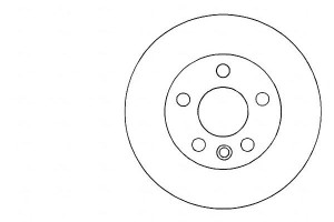 Tarcze Hamulcowe 2szt Vw T4 96-03 A.b.s.