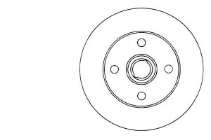Tarcze Hamulcowe 2szt Porsche 924 2.0 76-85 A.b.s.