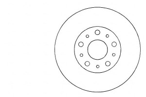 Tarcze Hamulcowe 2szt Volvo 850 94-96 S70 97-00 A.