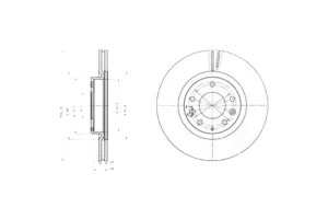 Tarcze Hamulcowe 2szt Mazda Rx-8 1.3 10.03-06.12 D