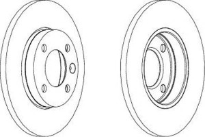 Tarcze Hamulcowe 2szt Audi 80 Coupe Seat Cordoba C