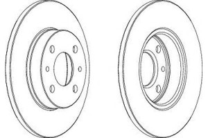 Tarcze Hamulcowe 2szt / Abarth 500 / 595 / 695 500
