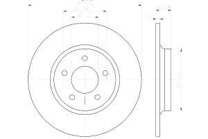 Tarcze Hamulcowe Hella Pagid C23y26251a C26y26251a