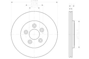 Tarcze Hamulcowe Hella Pagid Jlm20802 Xr827087 Xr8